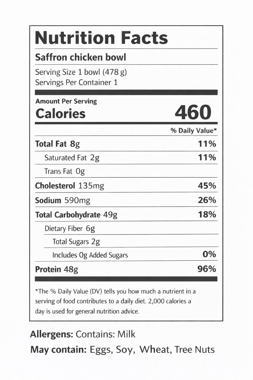 Saffron Chicken Bowl - Image 2
